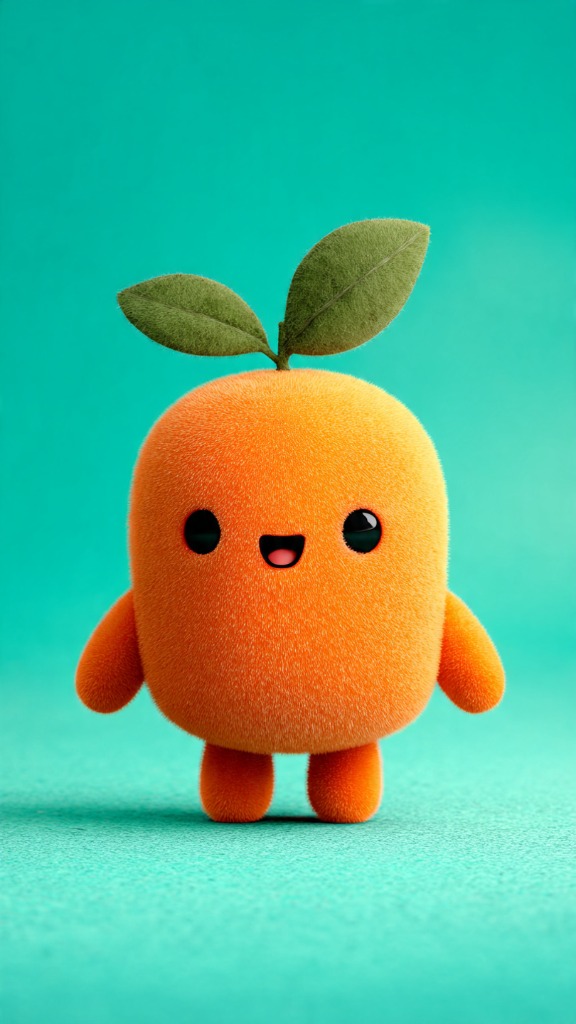 Chitty, the friendly orange mascot of ChitYap, waving hello on a teal background